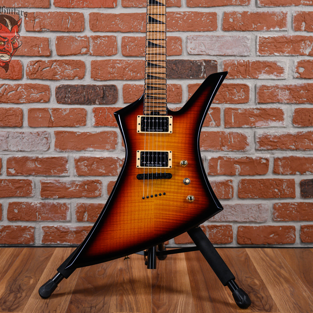 Jackson USA Custom Shop Limited Edition KE2H Roasted TOM Kelly Flame Maple Top in 3-Tone Sunburst 2025 w/OHSC