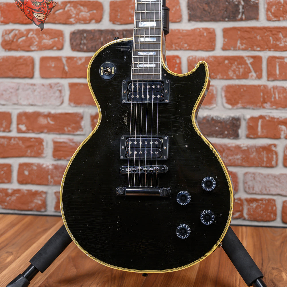
                      
                        Gibson Custom Shop Kirk Hammett 1989 Les Paul Custom Murphy Lab Aged Ebony 2023 w/OHSC
                      
                    