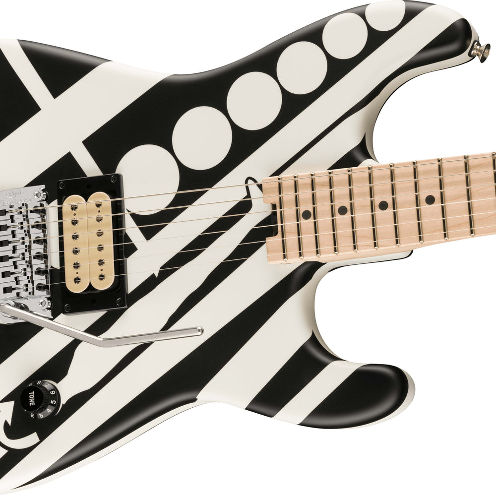 
                      
                        EVH Striped Series "Circles/See Ya" Satin Black/White 2024 w/EVH Gigbag
                      
                    