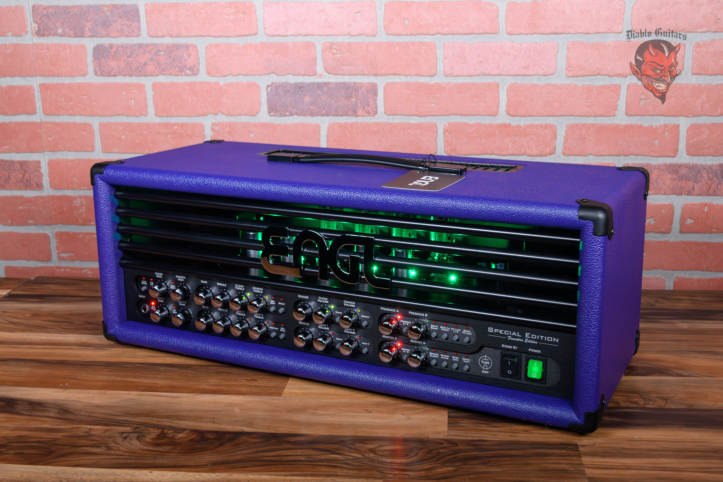 Engl Custom Shop Special Edition Founders Edition E670FE 5-Channel 100-Watt Guitar Amp Head 6L6 Tubes Purple Bronco