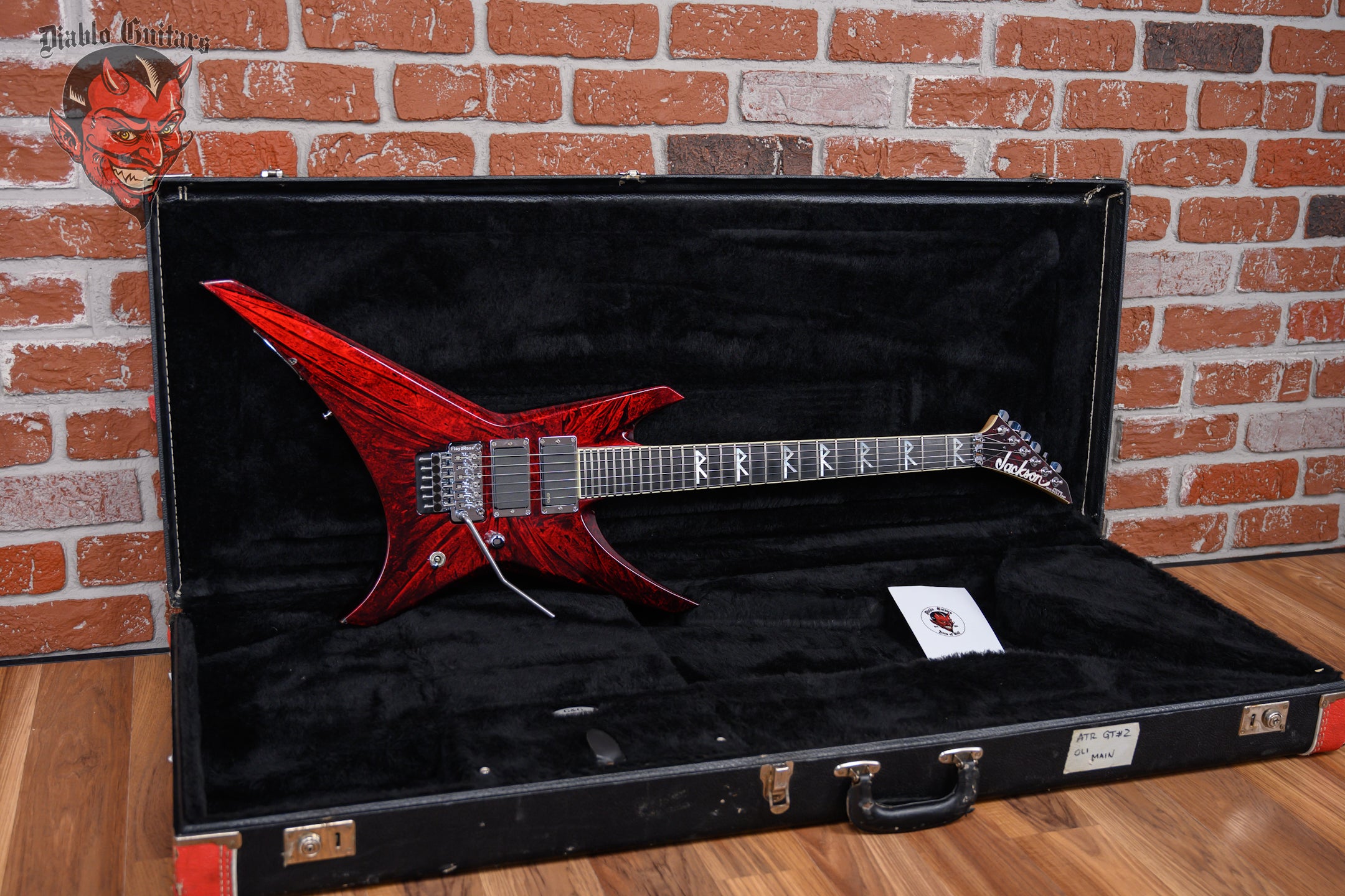 Jackson USA Custom Shop Warrior 27 Fret Built For Oli Herbert
