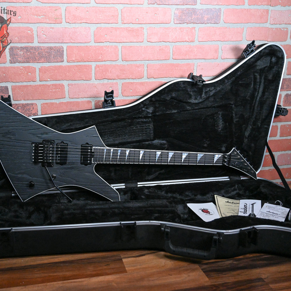 Jackson USA Custom Shop Series Jeff Loomis Signature Kelly Satin Black 2022 w/OHSC (Upgrades)