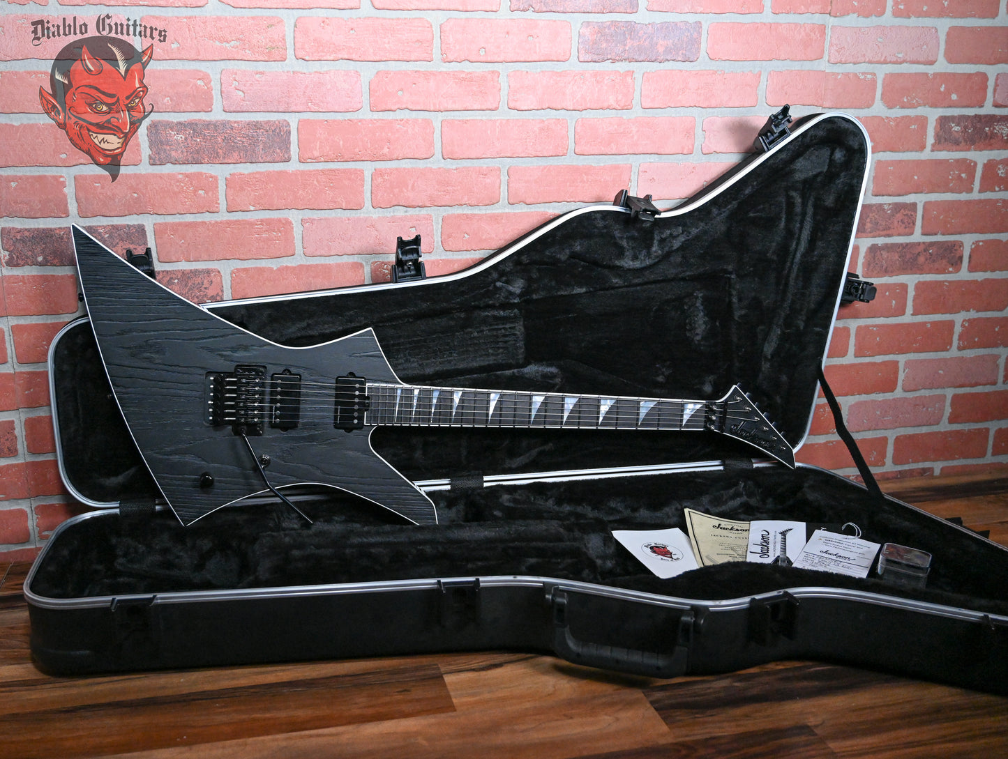 Jackson USA Custom Shop Series Jeff Loomis Signature Kelly Satin Black 2022 w/OHSC (Upgrades)