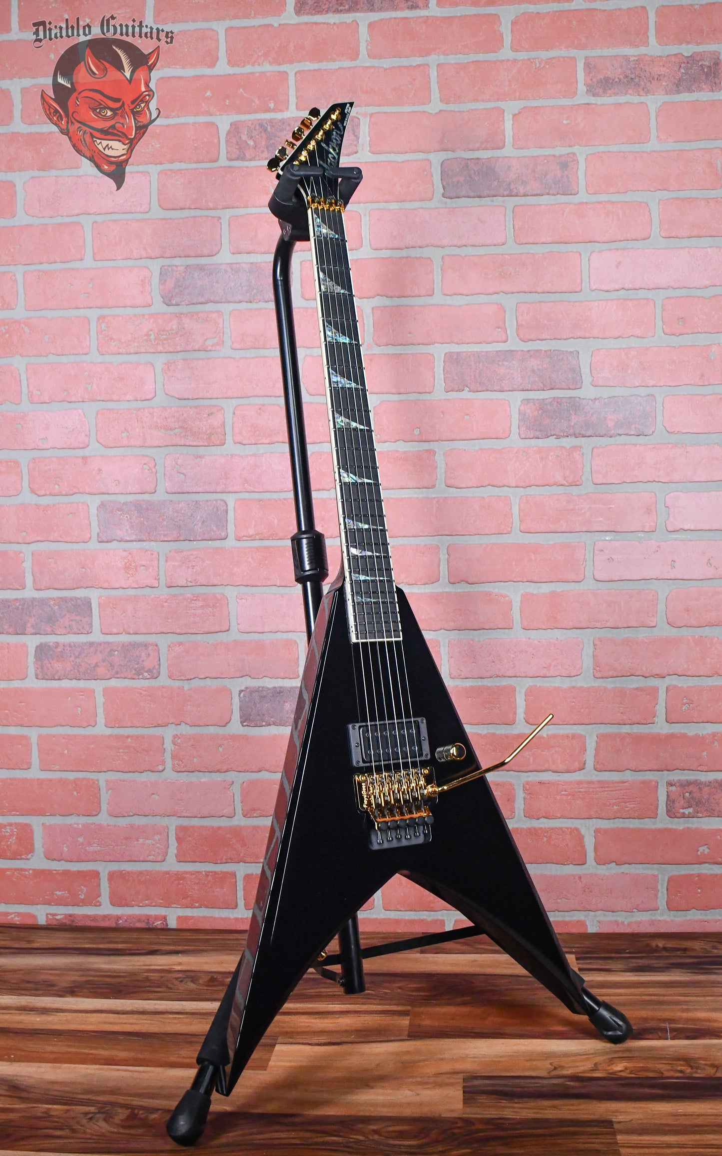 Jackson USA Custom Shop King V 1H Black 2024 w/OHSC