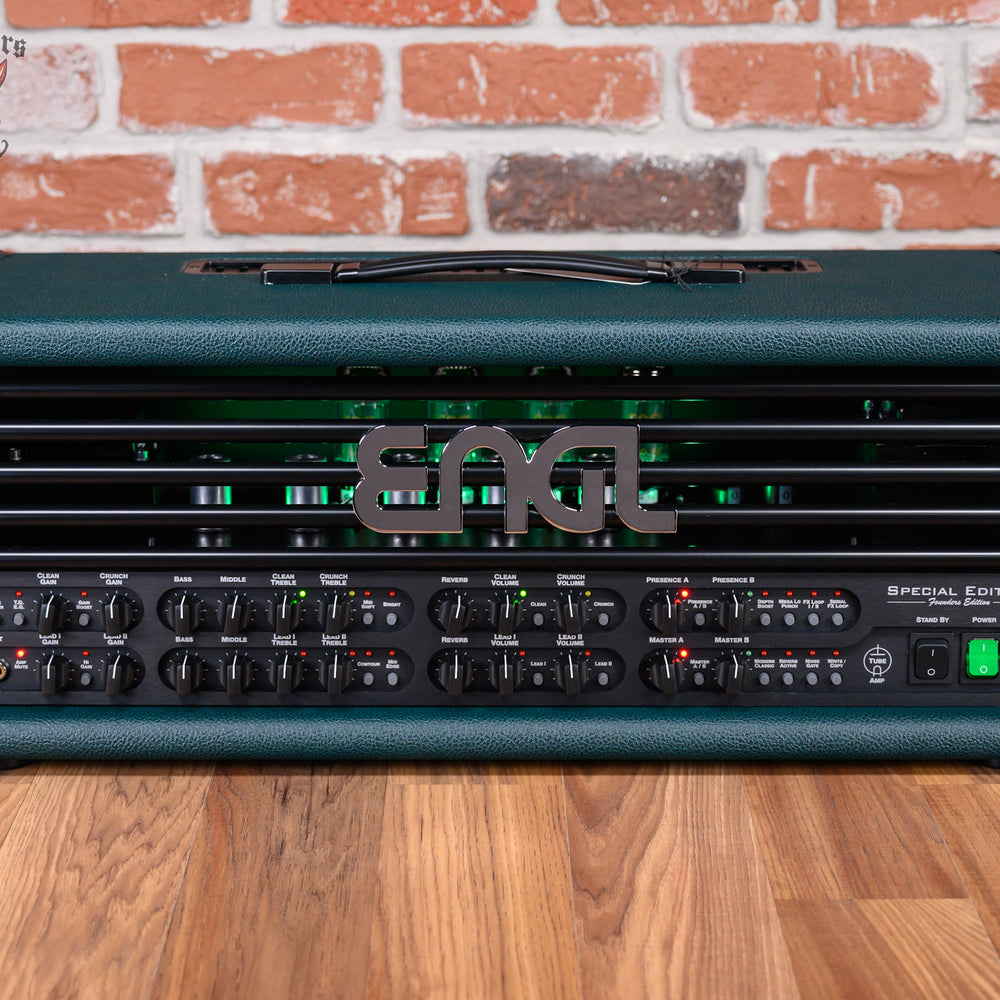 Engl Custom Shop Special Edition Founders Edition E670FE 5-Channel 100-watt all Tube Head with 6L6 Tubes Green Bronco