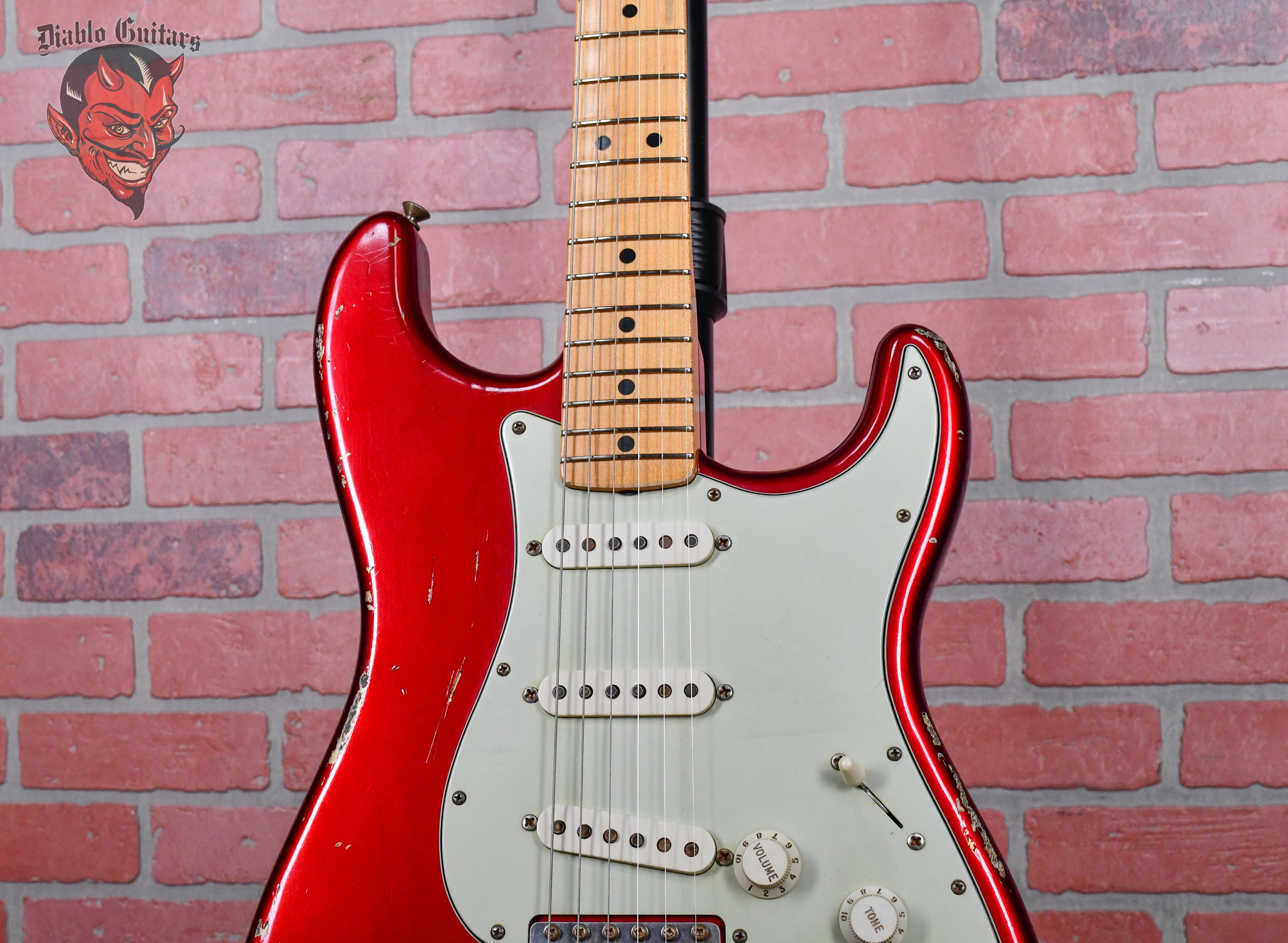 Fender Custom Shop Vintage Stratocaster Heavy Relic Candy Apple Red 2006 w/OHSC