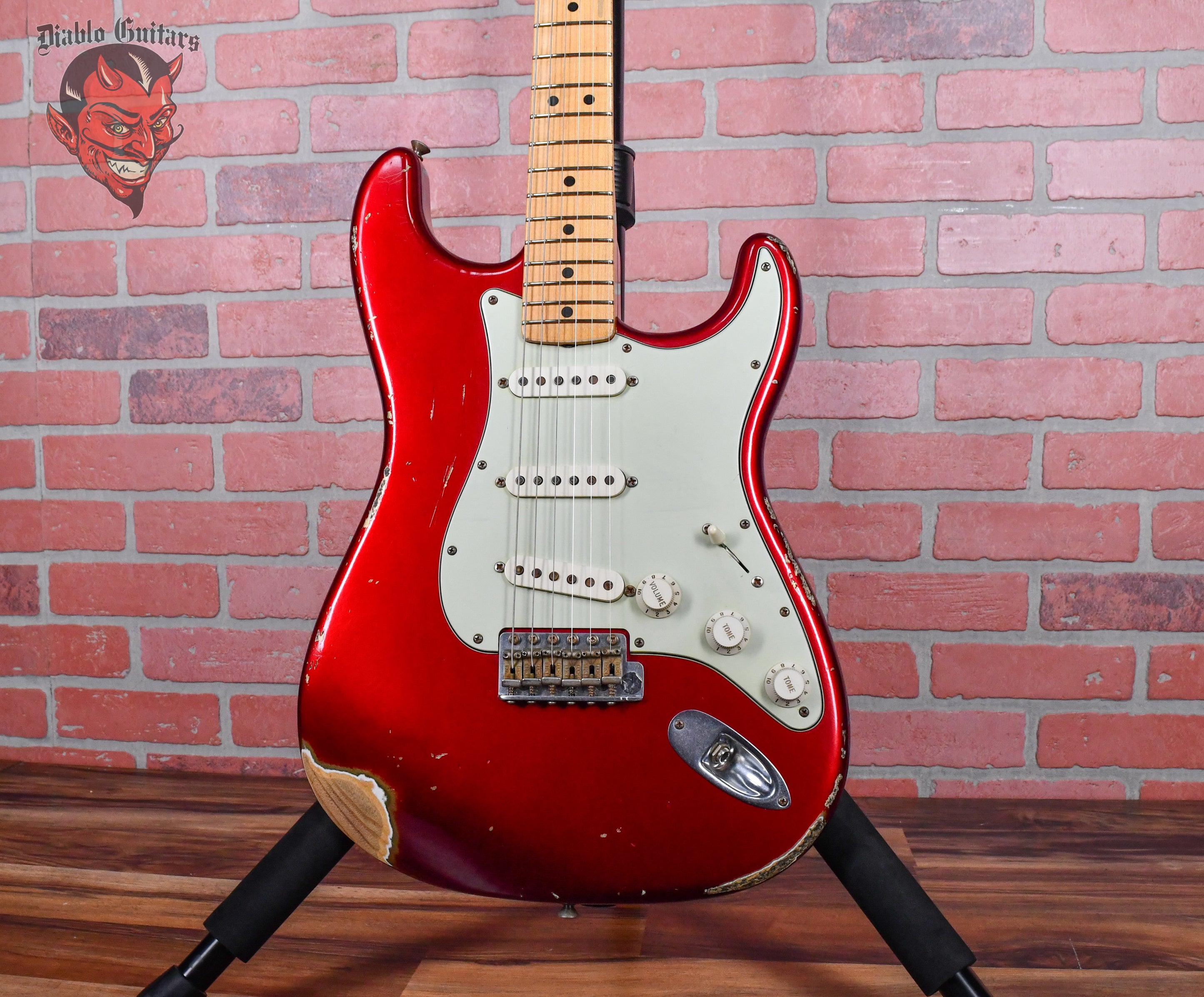 Fender Custom Shop Vintage Stratocaster Heavy Relic Candy Apple Red 2006 w/OHSC