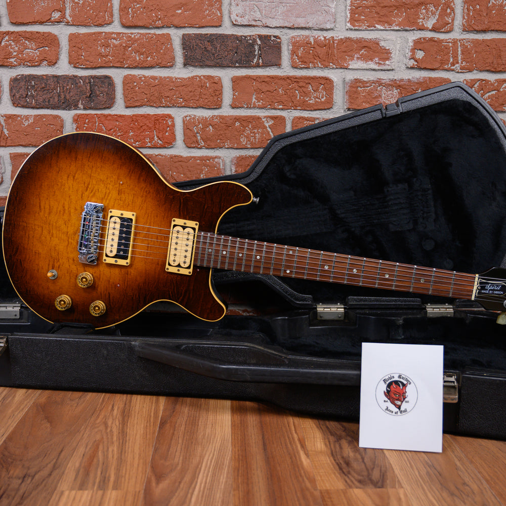 Epiphone USA Spirit Figured Maple Top Sunburst 1982 w/OHSC