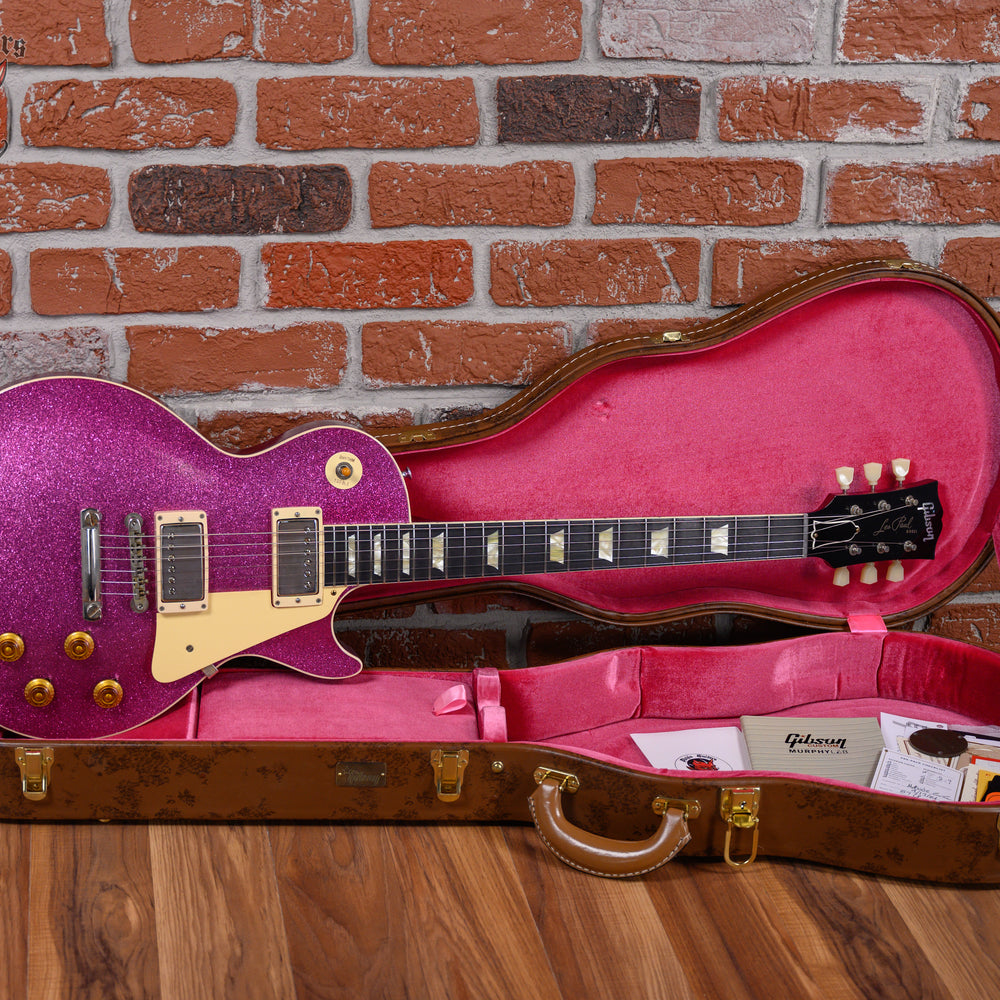 
                      
                        Gibson Custom Shop Dealer Select ‘57 Les Paul Murphy Lab Pink Sparkle Ultra Light Aging 2024 w/OHSC
                      
                    