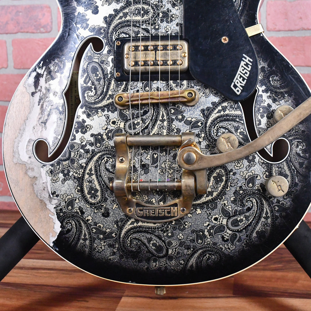 
                      
                        Gretsch USA Custom Shop G6659-CST Master Built By Gonzalo Madrigal Black Paisley Heavy Relic 2024 w/OHSC
                      
                    