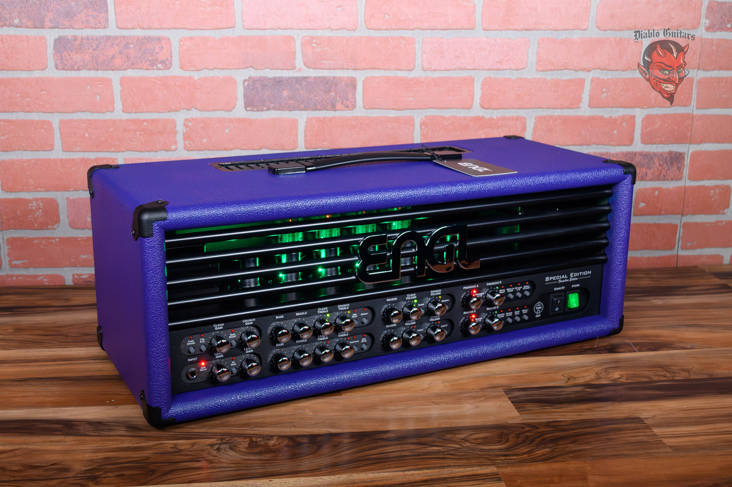 Engl Custom Shop Special Edition Founders Edition E670FE 5-Channel 100-Watt Guitar Amp Head 6L6 Tubes Purple Bronco