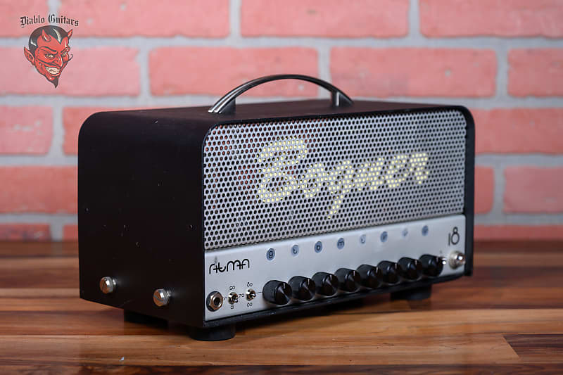 Bogner Atma 3-Channel 18-Watt Guitar Head Black with Aluminum Front