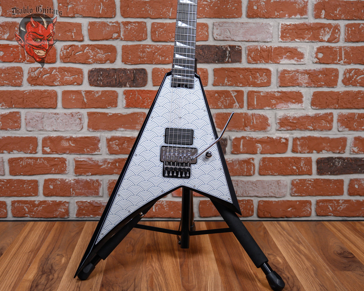 Jackson USA Custom Shop Rhoads Masterbuilt By Pasquale Campolattano Engraved Wave Plates High-Gloss Urethane 2024 w/OHSC