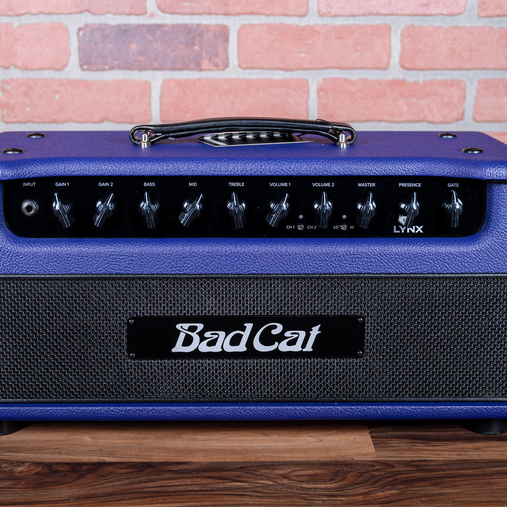 
                      
                        Bad Cat Custom Lynx Handwired Series 2-Channel 50-Watt Amp Head 2024 - Purple Bronco
                      
                    