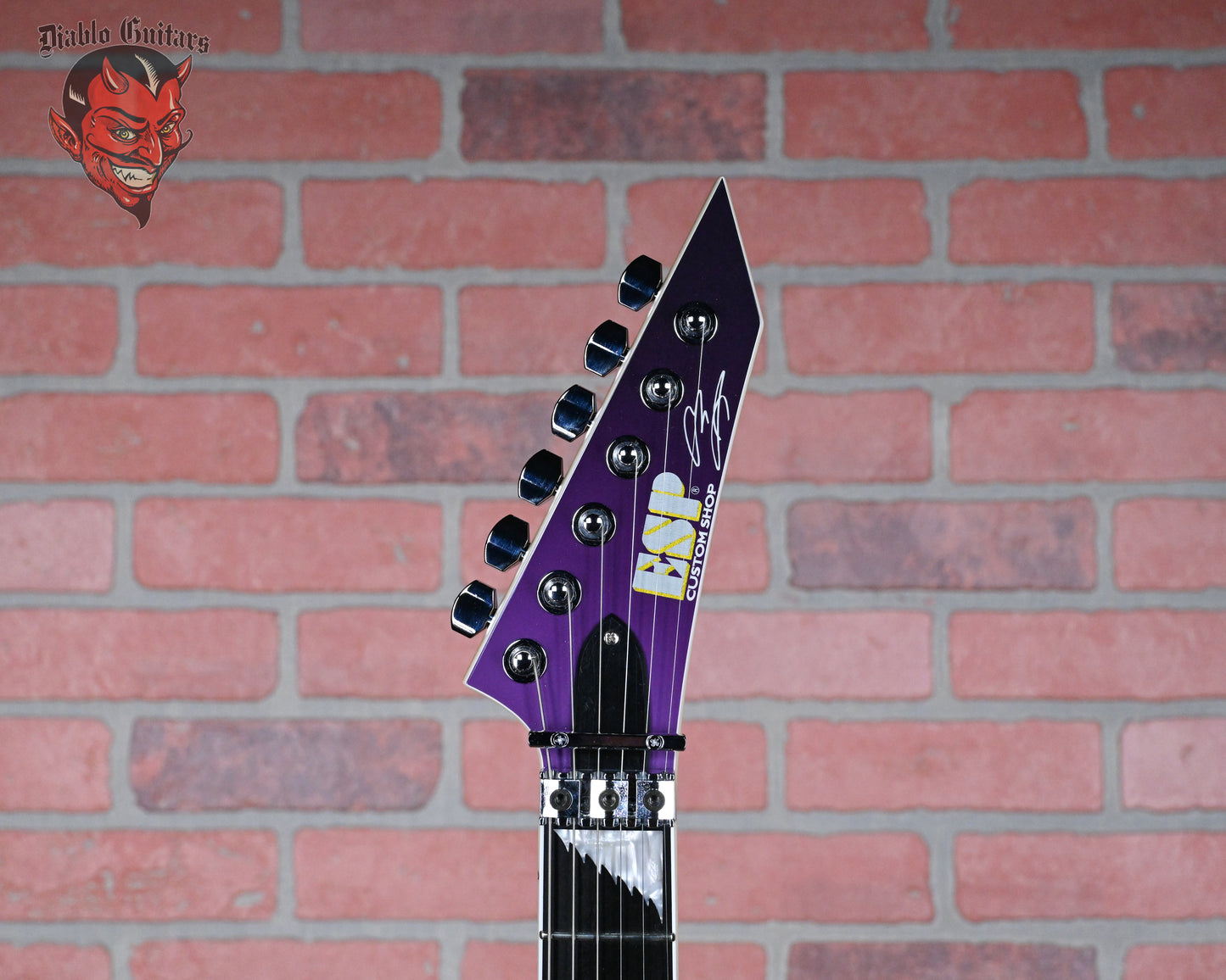 ESP Alexi Laiho Signature Hexed Purple Fade with Pinstripes 2023 w/OHSC