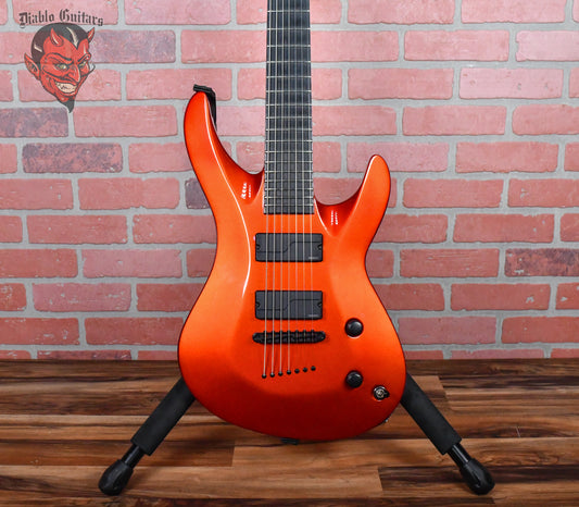 Jackson USA Custom Shop B-7 Masterbuilt by Pablo Santana Ginger Spice Finish 2012 Namm w/Hardshell Case