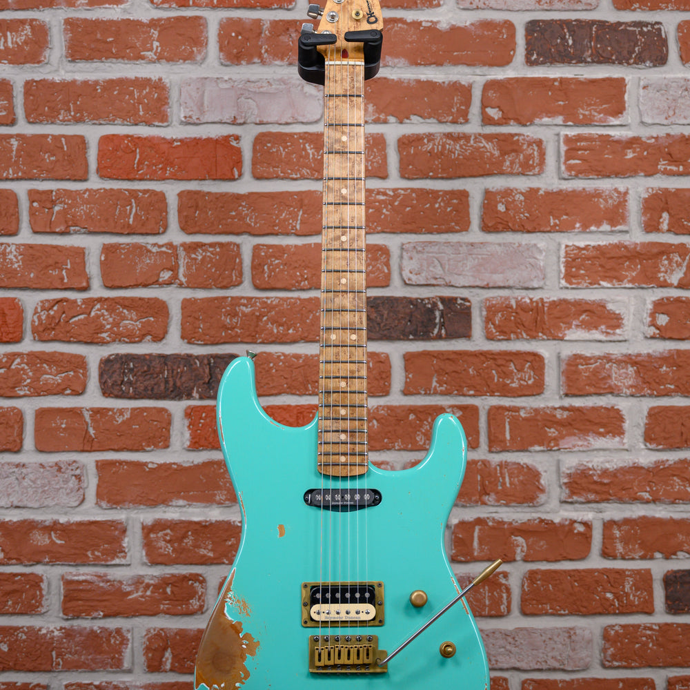 
                      
                        Charvel USA Custom Shop Music Zoo Exclusive HS San Dimas Nitro Aged Seafoam Green Lacquer 2022 w/OHSC/COA
                      
                    