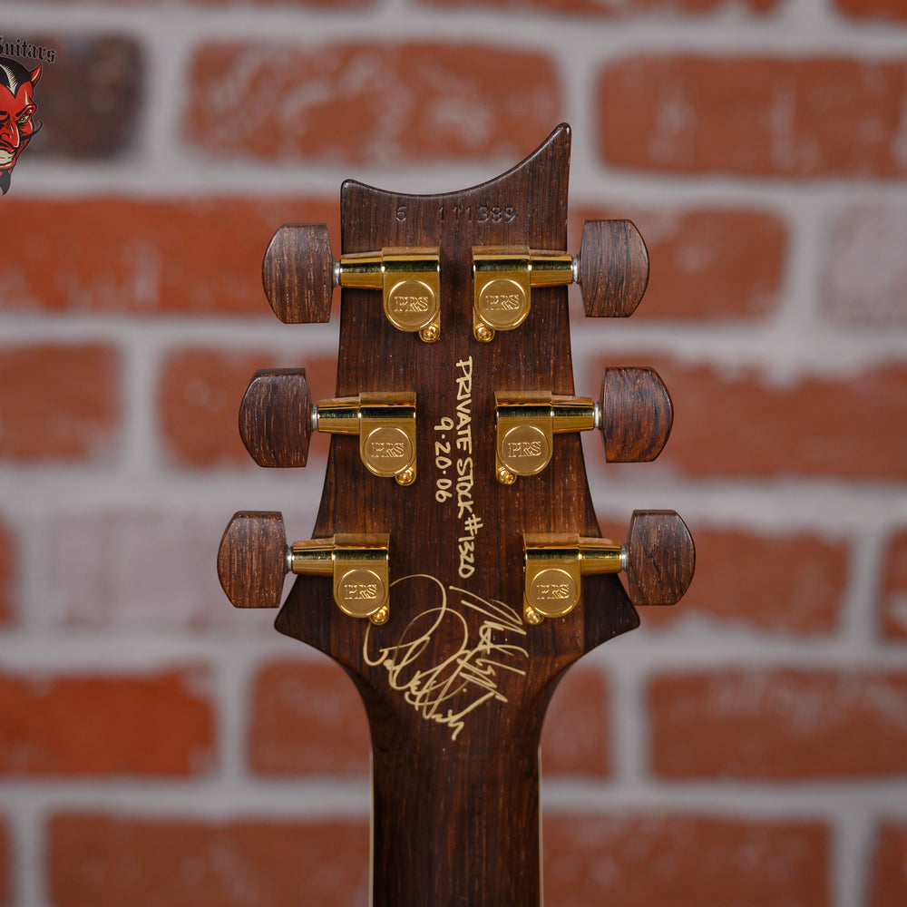
                      
                        PRS Private Stock #1320 10th Anniversary Quilted Maple Top Amber Tiger Eye Burst with Brazilian Rosewood 2006 w/OHSC
                      
                    