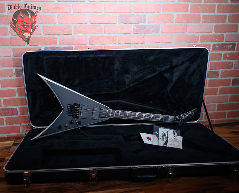 Jackson USA Custom Shop King V Satin Black with Silver Bevels 2009 w/OHSC