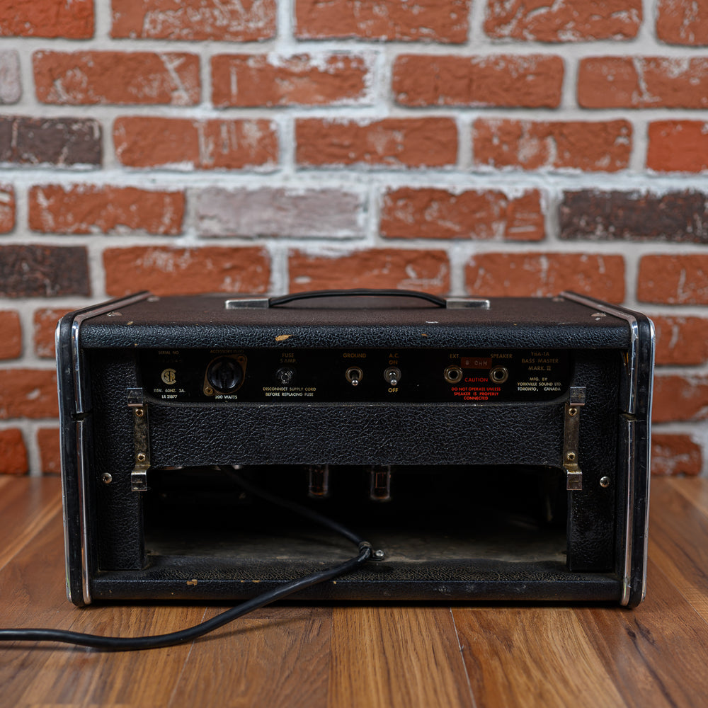 
                      
                        Traynor YBA-1A Bass Master Mark II 90-Watt Guitar / Bass Head Late 1970s Black with Silver Grill
                      
                    