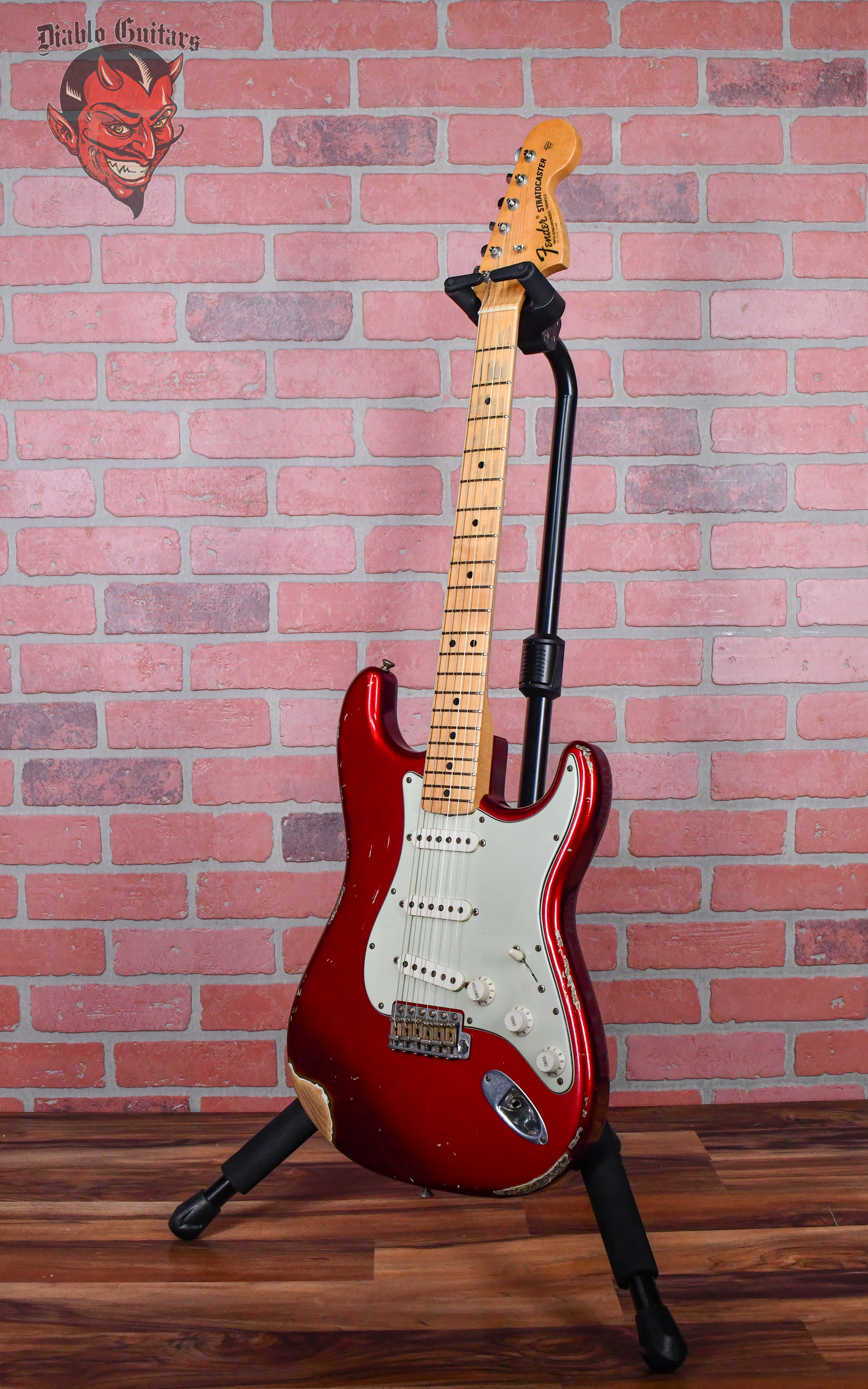 Fender Custom Shop Vintage Stratocaster Heavy Relic Candy Apple Red 2006 w/OHSC