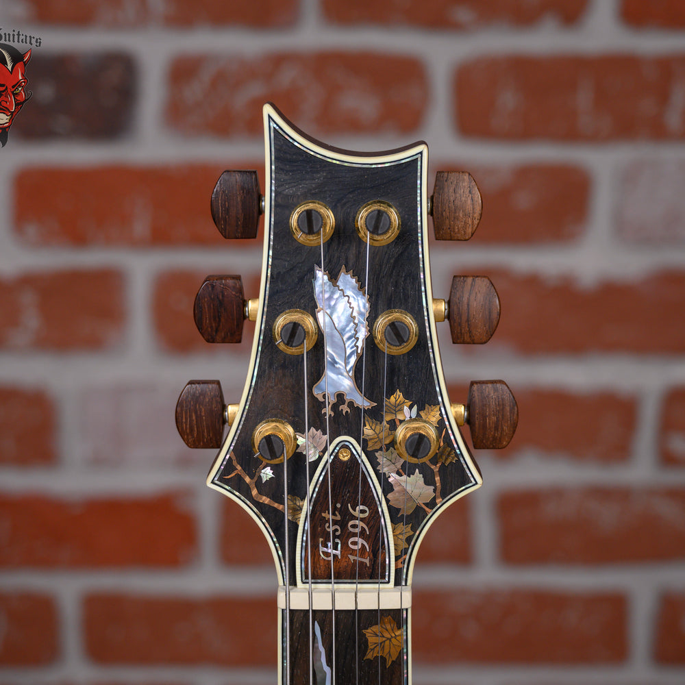 
                      
                        PRS Private Stock #1320 10th Anniversary Quilted Maple Top Amber Tiger Eye Burst with Brazilian Rosewood 2006 w/OHSC
                      
                    