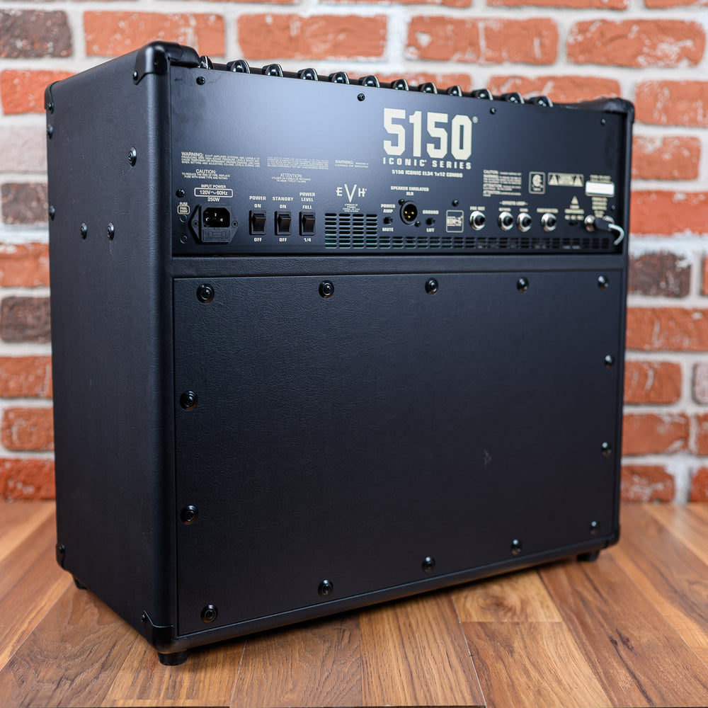 
                      
                        EVH 5150 Iconic EL34 40-Watt 1x12 Guitar Combo 2024 Black
                      
                    