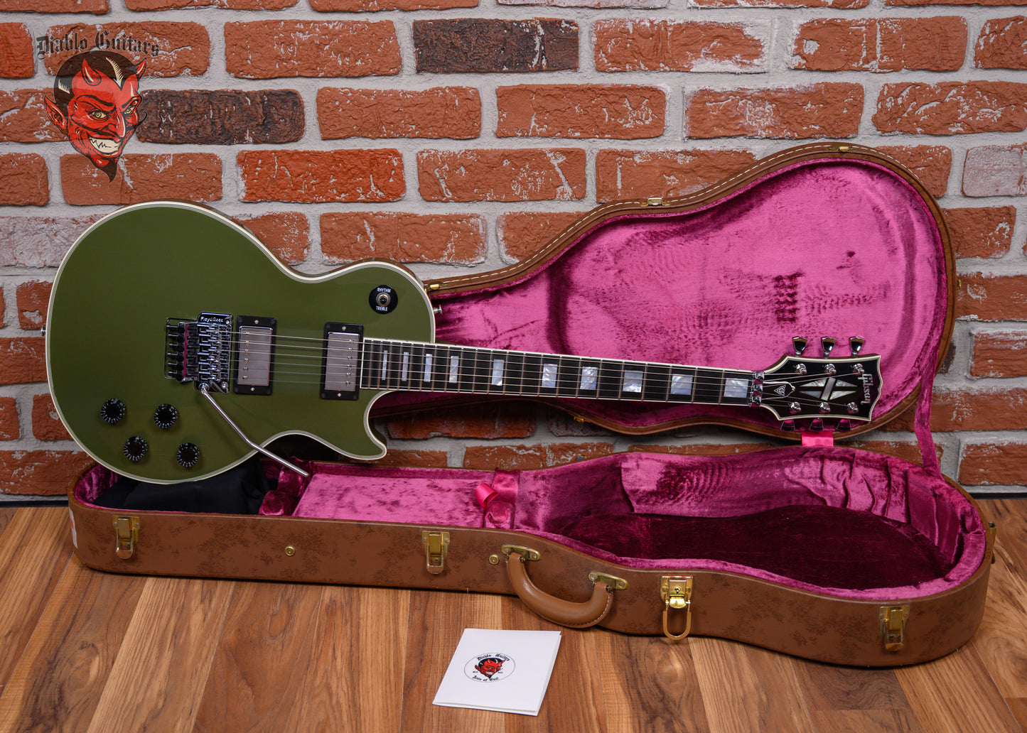Gibson Custom Shop Les Paul Axcess Olive Drab 2017 w/OHSC