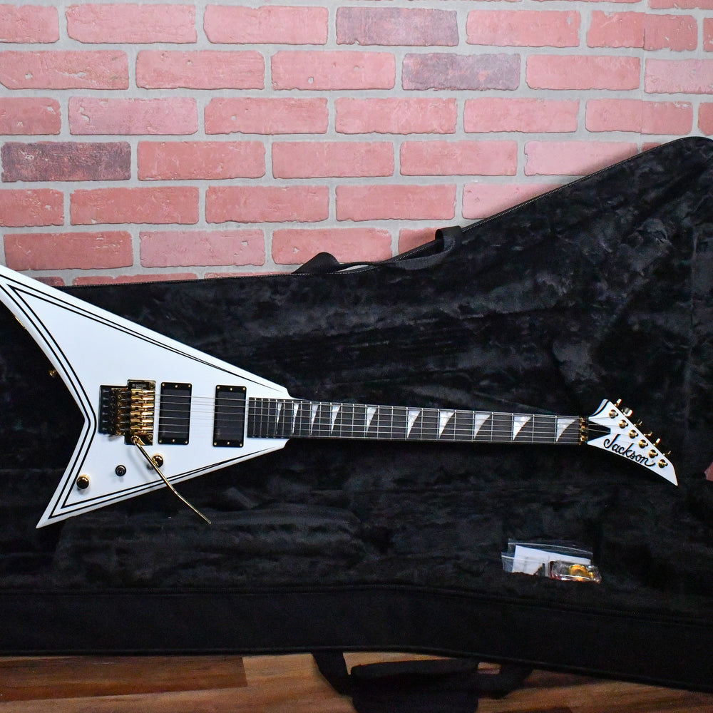 Jackson MJ Series Rhoads RR24MG White with Black Pinstripes 2024 Japan w/OSSC