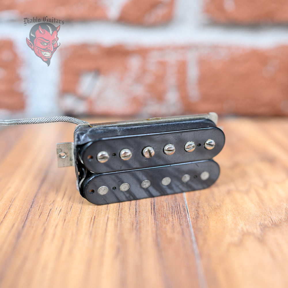 
                      
                        Gibson Tim Shaw Humbucker Patent Number Stamped 1980's  - Black Bobbin
                      
                    
