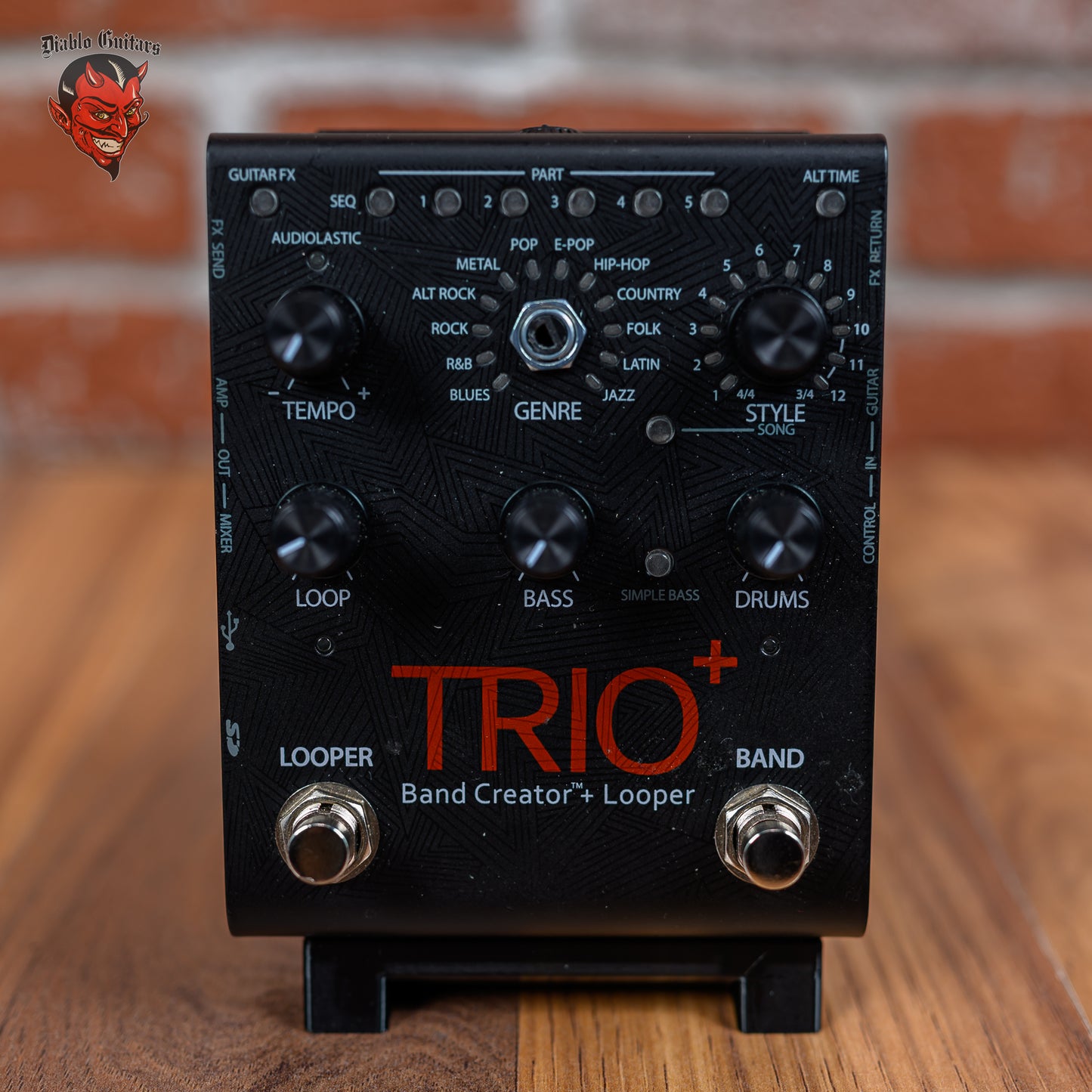 DigiTech TRIO Plus Band Creator + Looper Black