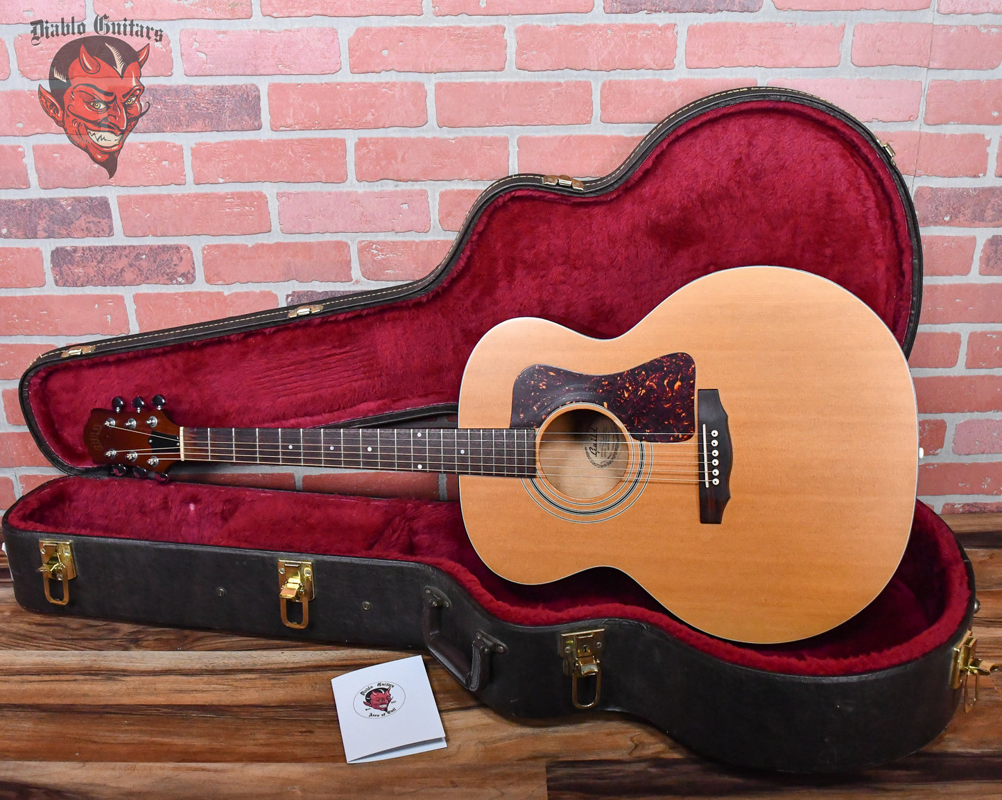 Guild JF4-NT Solid Spruce Top Jumbo Acoustic Satin Natural 1994 w/OHSC