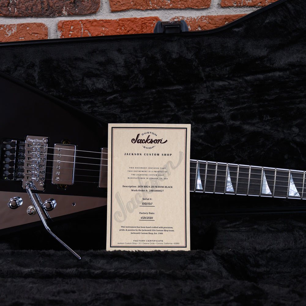 
                      
                        Jackson USA Custom Shop RR24 Rhoads 2H FR Black 2025 w/OHSC
                      
                    