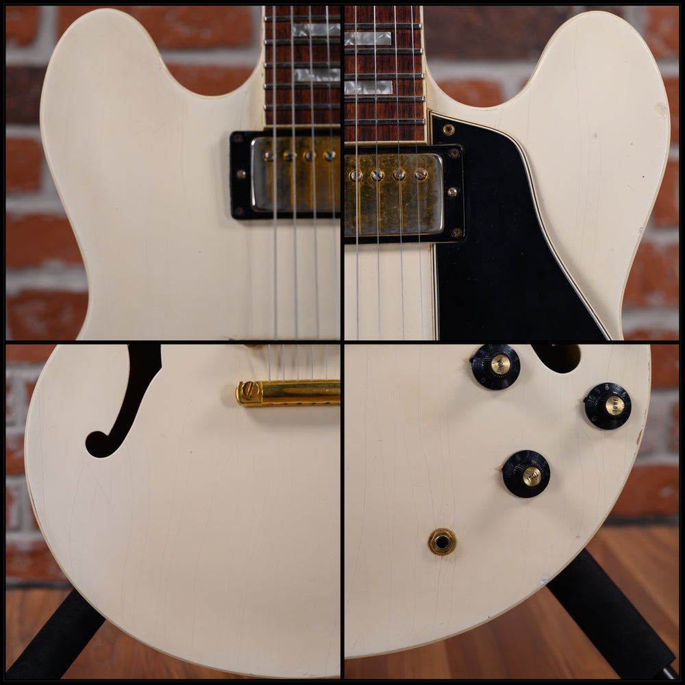 
                      
                        Gibson Custom Order One Off ES-335 Factory Alpine White 1968 w/OHSC
                      
                    
