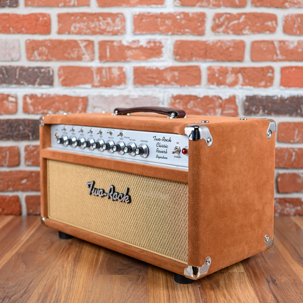 
                      
                        Two Rock Classic Reverb Signature 6L6 / 5881 50-Watt Guitar Matching Half Stack 2022 Tobacco Suede
                      
                    