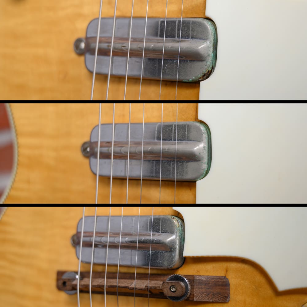 
                      
                        Silvertone Model 57 1445L Blonde Early 1960's w/OHSC
                      
                    