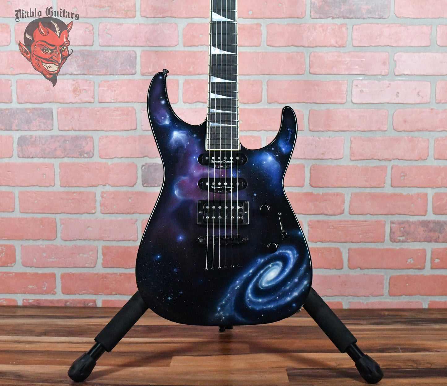 Jackson USA SL1T Soloist Nebula Graphic By Dan Lawrence 2004 w/OHSC