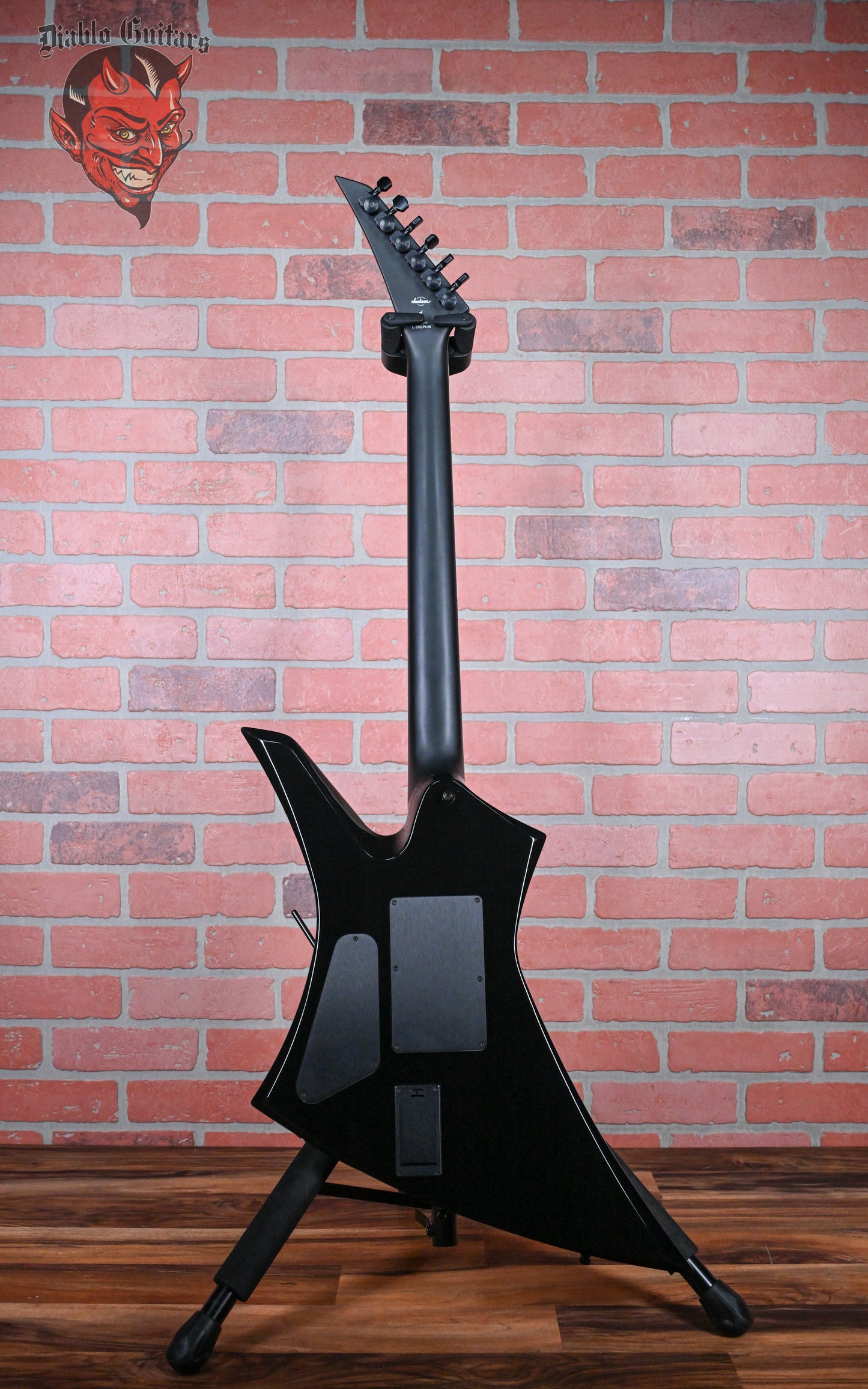 Jackson USA Custom Shop Series Jeff Loomis Signature Kelly Satin Black 2022 w/OHSC (Upgrades)