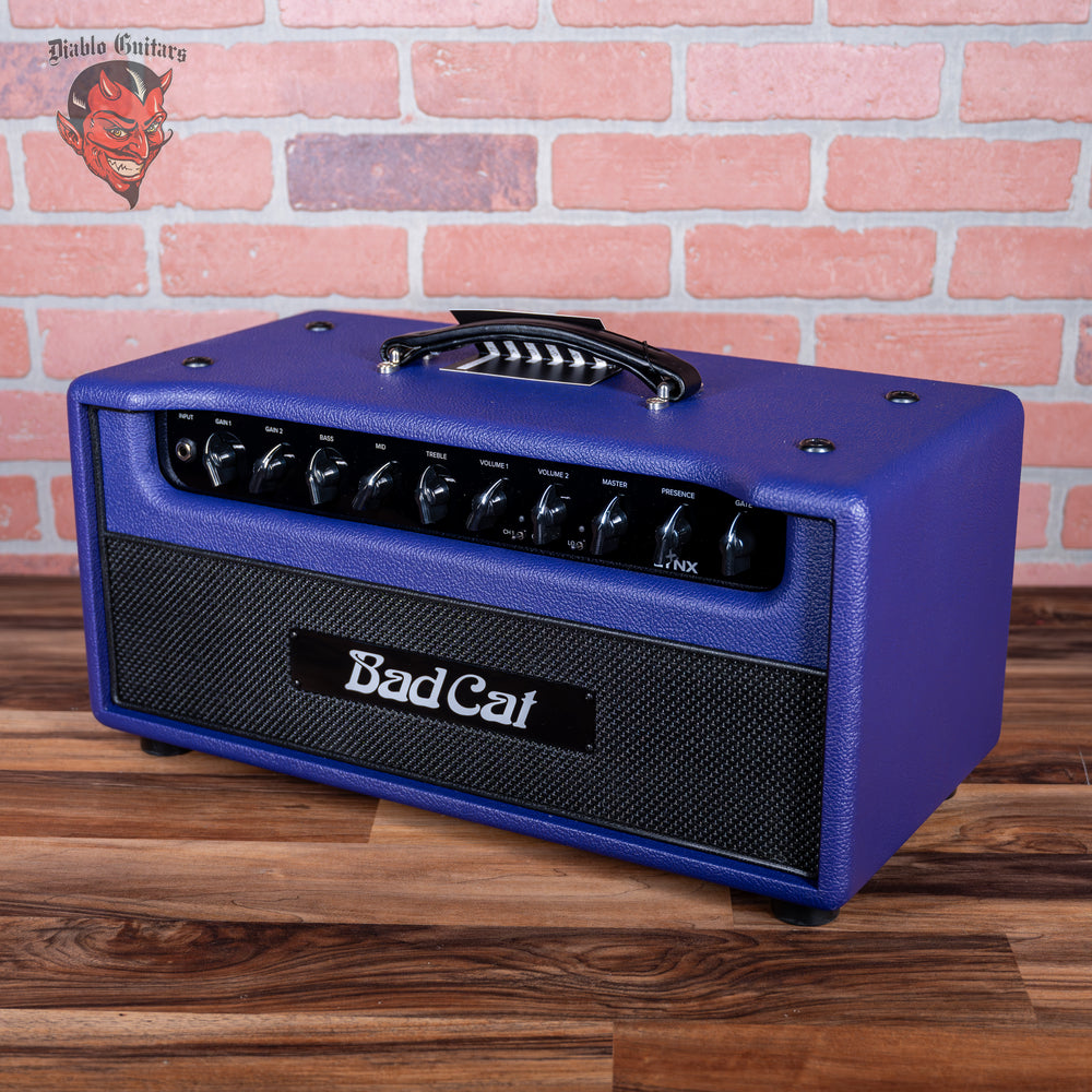 
                      
                        Bad Cat Custom Lynx Handwired Series 2-Channel 50-Watt Amp Head 2024 - Purple Bronco
                      
                    