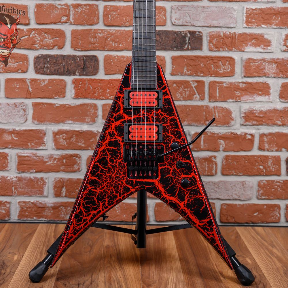 Jackson USA Custom Shop KV 2H FRU King V Red Crackle 2025 w/OHSC