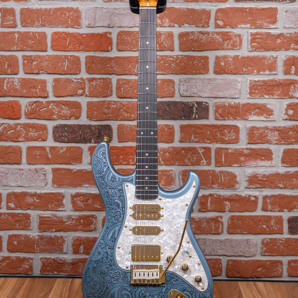 
                      
                        Dean Zelinsky Custom Engraved Paisley Top Tagliare Gunhill Blue 2022 w/OHSC
                      
                    