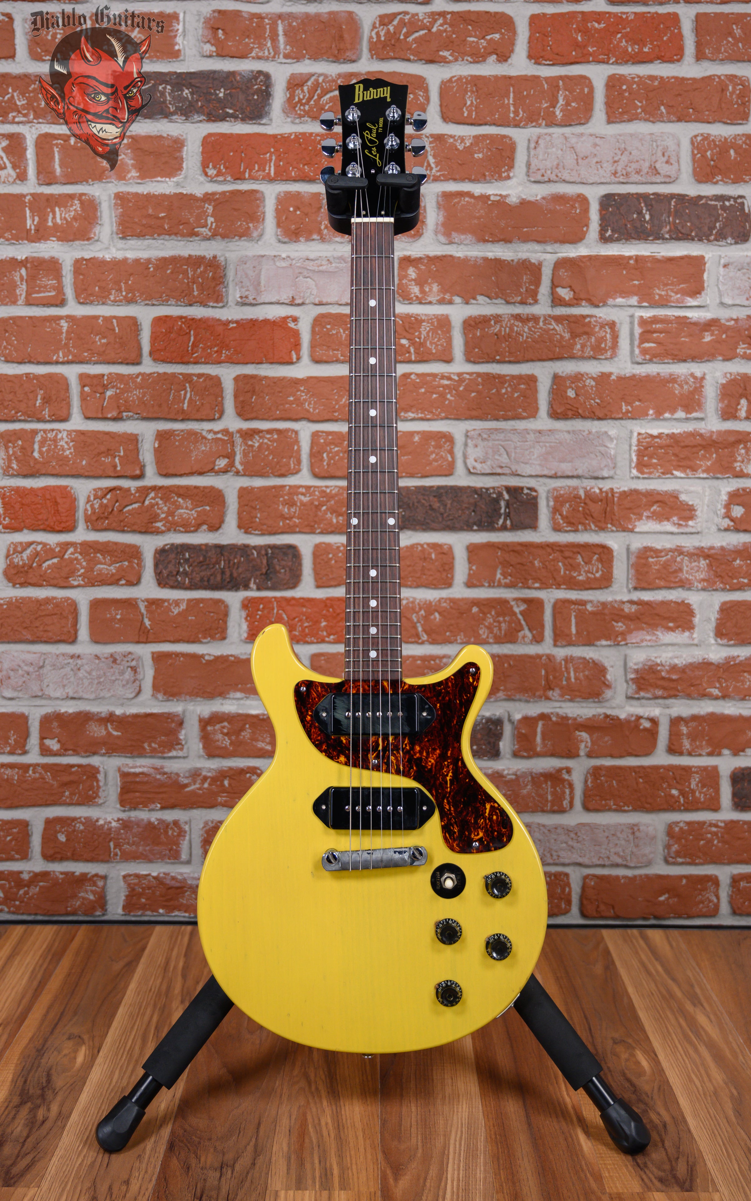 BURNNY LESPAUL jr TV MODEL バーニー Burny Guitars Les Paul Junior 1980's Tv Yellow Guitar For