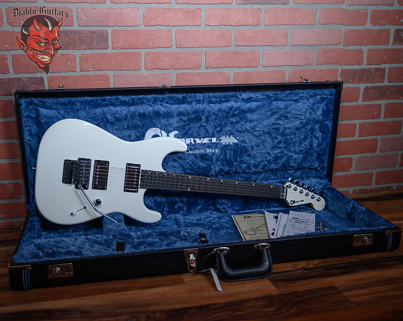 Charvel USA Custom Shop Select Limited Edition San Dimas Snowblind Snow White 2023 w/OHSC