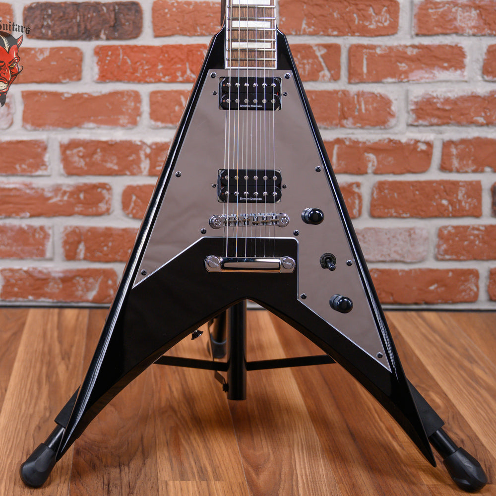 Jackson X Series Signature Scott Ian King V KVXT Black w/Jackson TSA Hard Shell Case