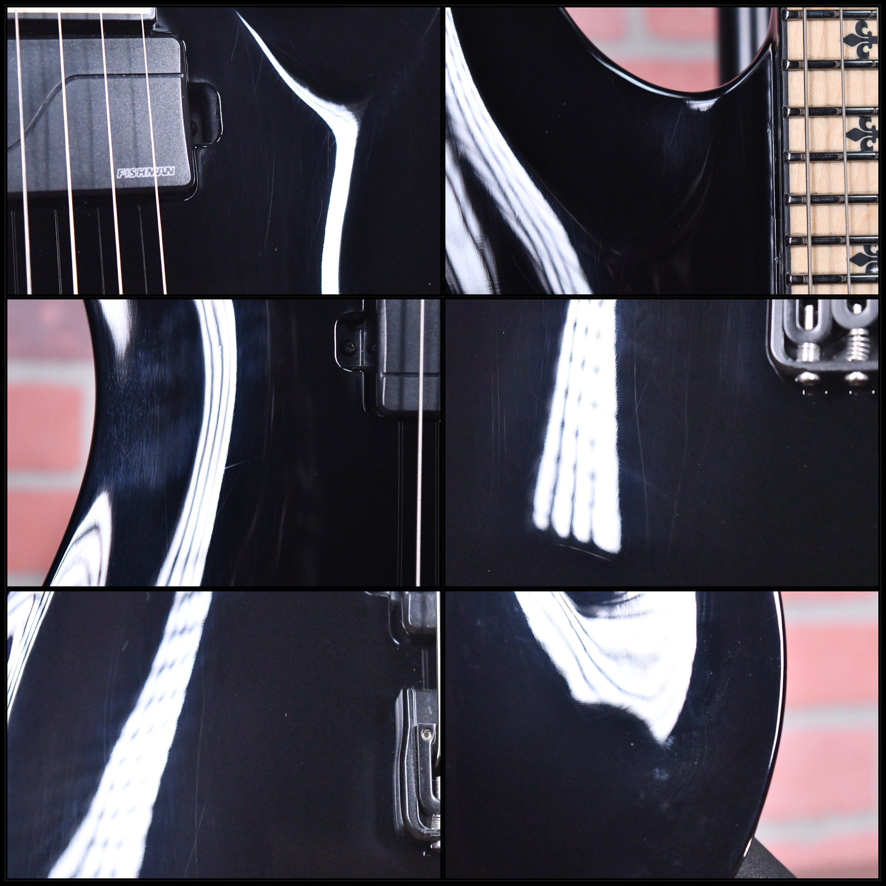 Schecter Jeff Loomis Signature JL-6 Hard Tail Black 2014 w/OHSC (Built For Jeff Loomis)