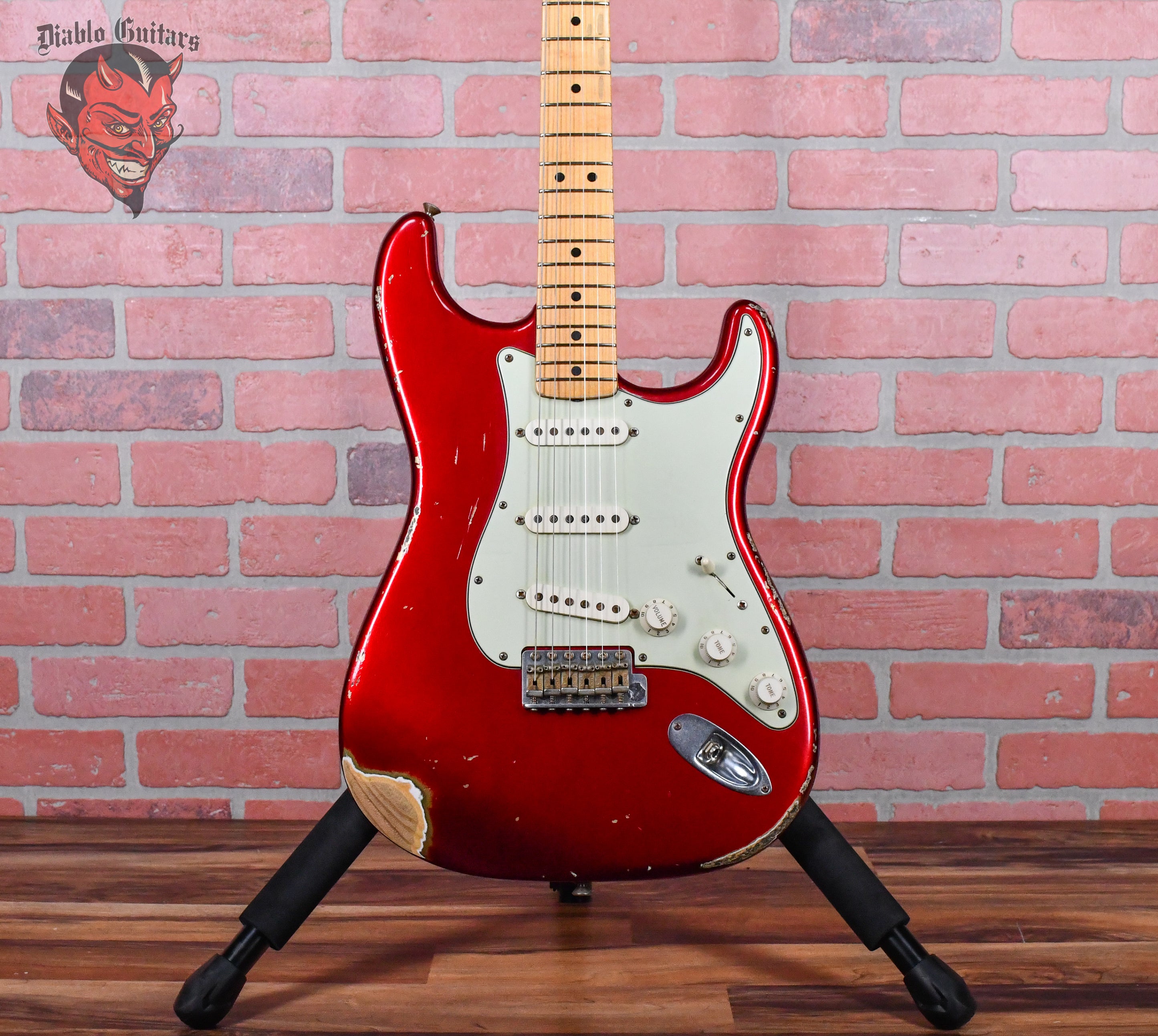 Fender Custom Shop Vintage Stratocaster Heavy Relic Candy Apple Red 2006 w/OHSC