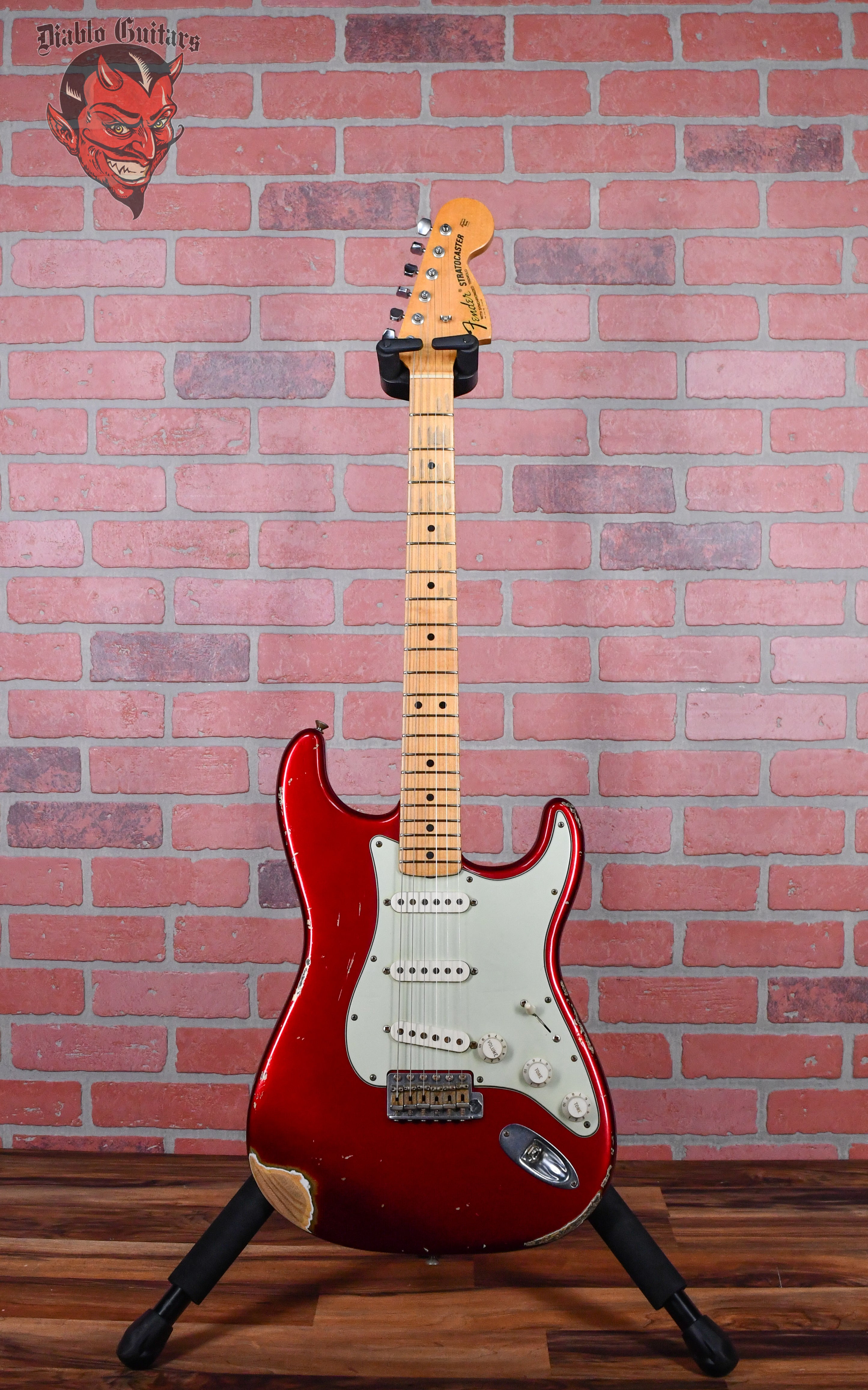 Fender Custom Shop Vintage Stratocaster Heavy Relic Candy Apple Red 2006 w/OHSC