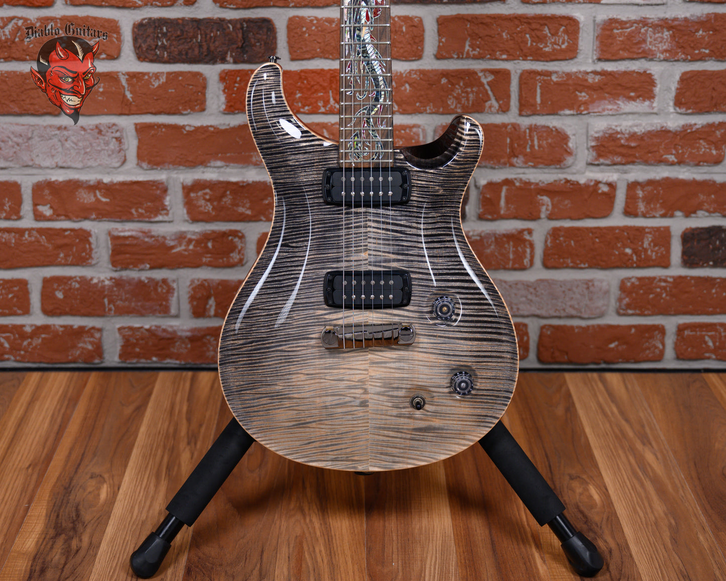 PRS Dragon Curly Maple Top Frostbite Dragon's Breath with 35th Anniversary Dragon Inlay 2020 w/OHSC