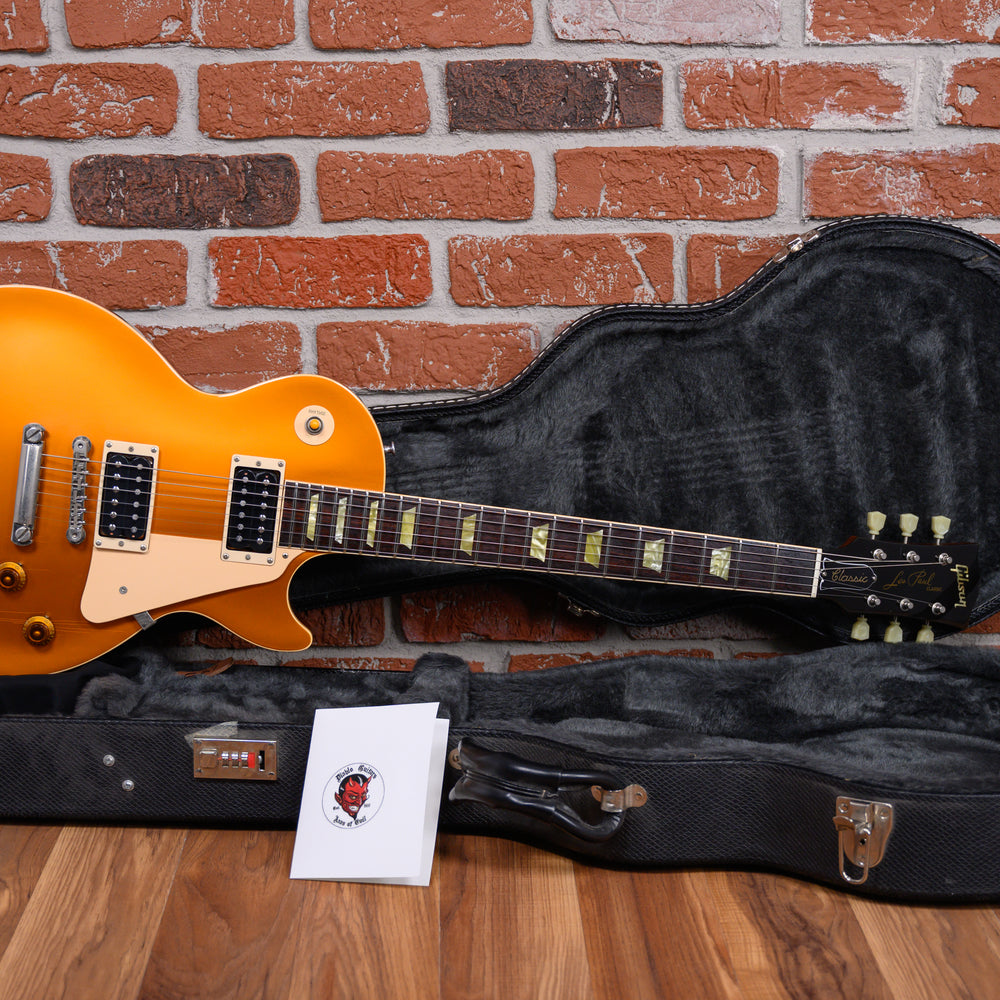 Gibson Les Paul Classic Boullion Gold 2002 w/OHSC