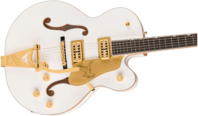 
                      
                        Gretsch Professional Collection Falcon Hollow Body with String-Thru Bigsby White 2024 w/OHSC
                      
                    